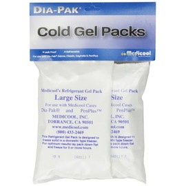 Medicool Dia-Pak Refrigerant Gel Packs Freeze Solid Cooling Gel | GEL8OZ