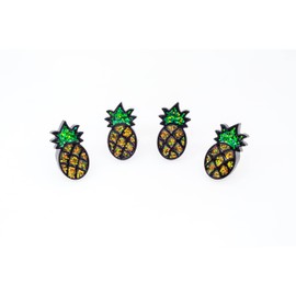 FD&D Multiple Use Shining Screw Cap, Golden Pineapple Pattern with M6 Machine Screw