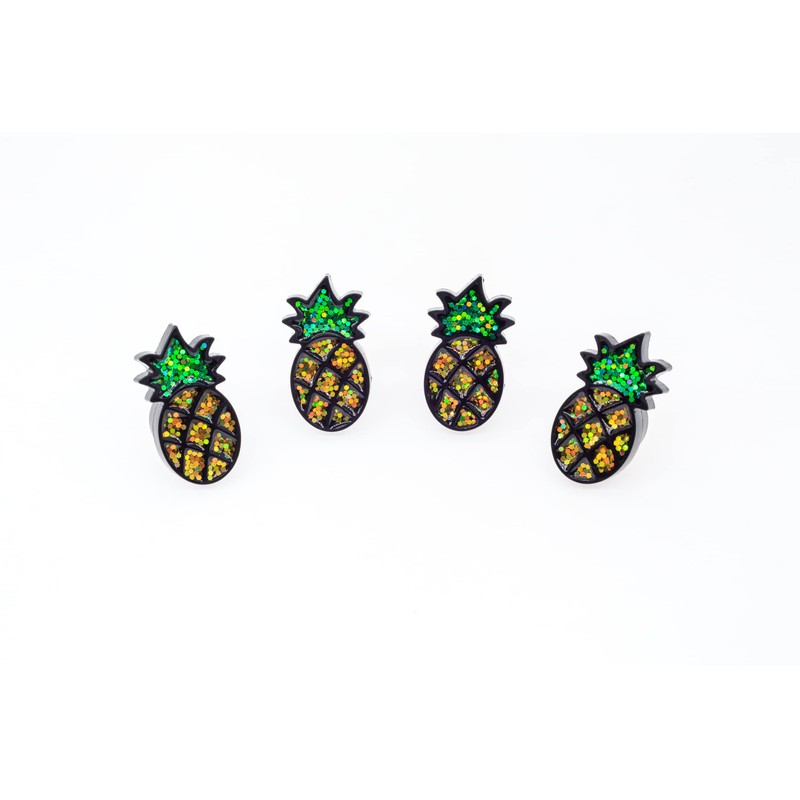 FD&D Multiple Use Shining Screw Cap, Golden Pineapple Pattern with