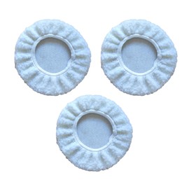 Pack of 3 Polishing Attachment, Angle Grinder, Microfibre Polishing Hood 230-250 mm, Lambswool Polishing Hoods, Polishing Hood Set, Polishing Car Polishing Machine Compatible, Grinding Attachment