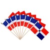 GSYLPFT 12 Pack Dominican Flags on Sticks Dominica Small Mini