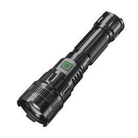 qing shuang Charging Zoom Strong Light P50 Flashlight Outdoor Lighting Waterproof Aluminum Alloy Flashlight Portable Home Use