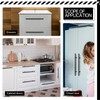 Fatiya 2 Pack 214mm Length Kitchen Cabinet Handles Black, 160mm