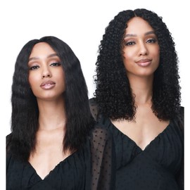 Bobbi Boss Bundle Wet & Wavy JERRY CURL CLIP ON 9PC (18", NATURAL)