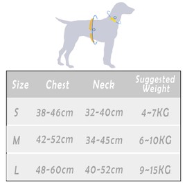Zequech Light Green Traction Rope, For Small And Medium-Sized Dogs, Adjustable Shoulder Strap, Breathable Soft Mesh Pad, Night Reflection, Buckle To Prevent Burst, Outdoor Walking Training S M L (M)