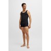 HUGO Men's Tank Top Twin Pack of Two Stretch Cotton