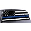 66" x 18" Thin Blue Line American Flag Distressed Truck