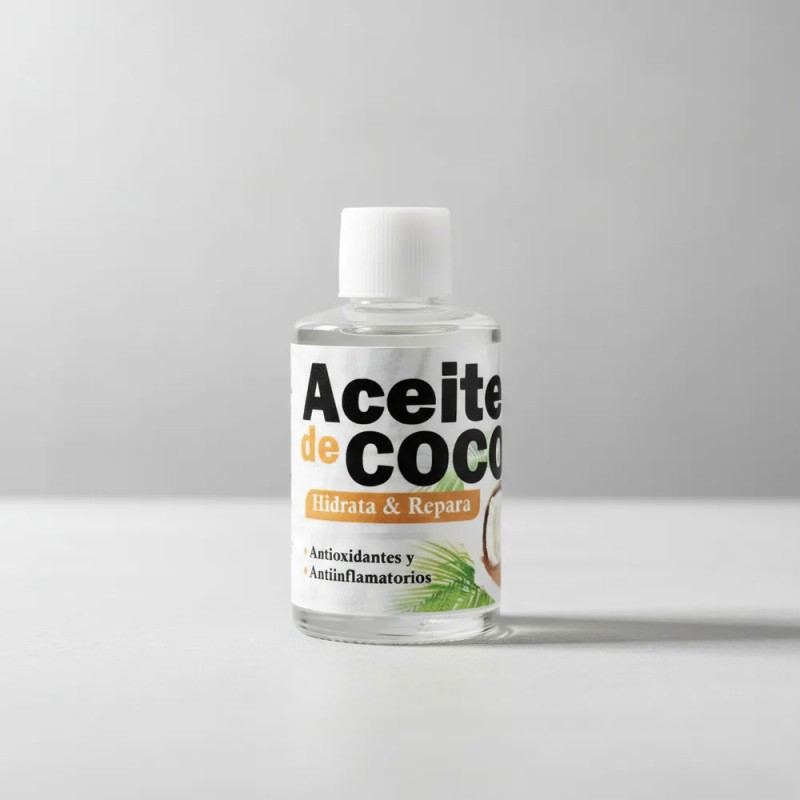 Aceite Concentrado De Coco Antioxidante Para Cabello Y Piel Todo