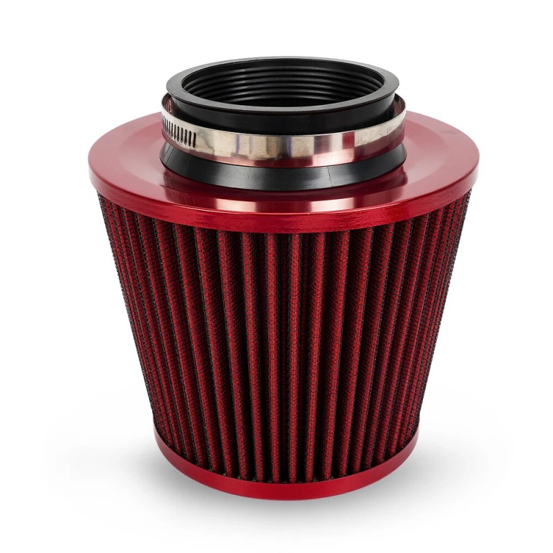 BARTOO Red Performance 3" Universal Cold Air Intake Induction Hose