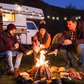 30FT S14 LED Outdoor String Lights, Christmas Patio Lights with 10 LED Edison Vintage Shatterproof Bulbs, IP65 Waterproof Hanging Outdoor Lights for Garden, Cafe, Party,Backyard Decor,Warm White