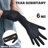 TitanFlex Disposable Nitrile Exam Gloves, 6-mil, Black, XL 100-ct Box,