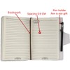 JunShop Lock Journal Diary Digital Password Notebook Leather Binder Diary