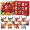 SCENTORINI Scented Candle, 50g*12 Scents with Surprise Holiday Natural Soy
