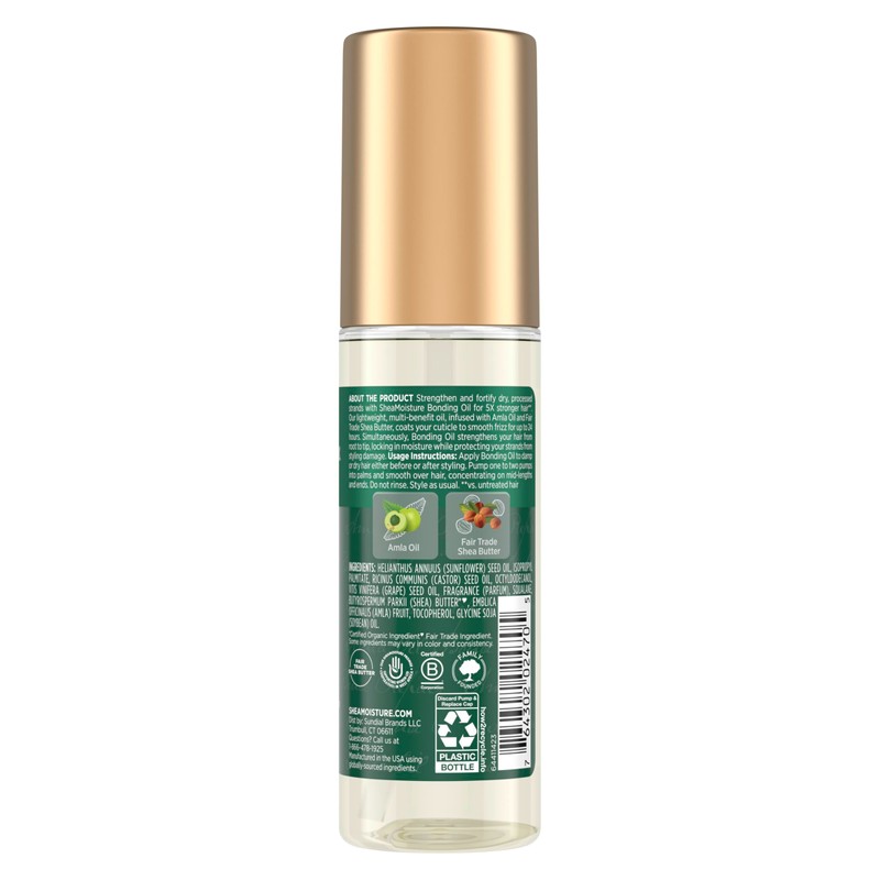 Shea Moisture Bonding Oil Amla Oil To Protect, Strengthen And