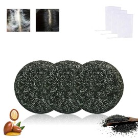 EIVJEC 3PCS Gray Hair Reverse Bar Soap,Gray Hair Bar Shampoo,Herbal Mane Gray for Men & Women, Deep Scalp Cleansing & Strengthening