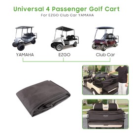 10L0L Golf Cart Storage Bag Golf Accessories for Club Car Golf Cart Rear Multi Collapsible Seat Bag