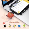 BORLTER CLAMP 16GB USB Flash Drive Cute Bear Shape Memory