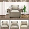 NOYOURS Couch Arm Covers, Anti-Slip Sofa Armrest Cover for Recliner,