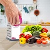 Box Grater Cheese Grater with Handle 4 Sided Stainless Steel