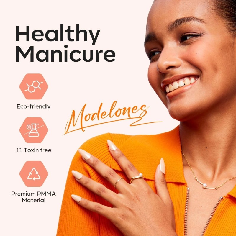 modelones Gel X Nail Kit, Gel x Nail Tips Medium