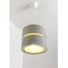 CGC Lighting 2 Tier Round Ceiling Light 26cm Bedroom Living