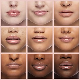 FirstFly - Juego de 6 lápices labiales nutritivos de larga duración para labios hidratantes y cambio de color (rosa)