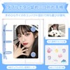 Sticker Notebook, 20 Refills, 2 Underlays, Clear A8, Silver, Mini