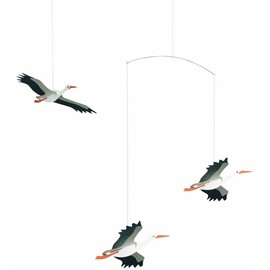 Flensted Mobiles Nursery Mobiles Lucky Storks