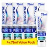 Sensodyne Toothpaste Clinical White, Teeth Whitening Toothpaste for Sensitive Teeth,