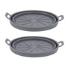 2 PCS Fryer Silicone Basket Nonstick Silicone Liners Fryer Pot