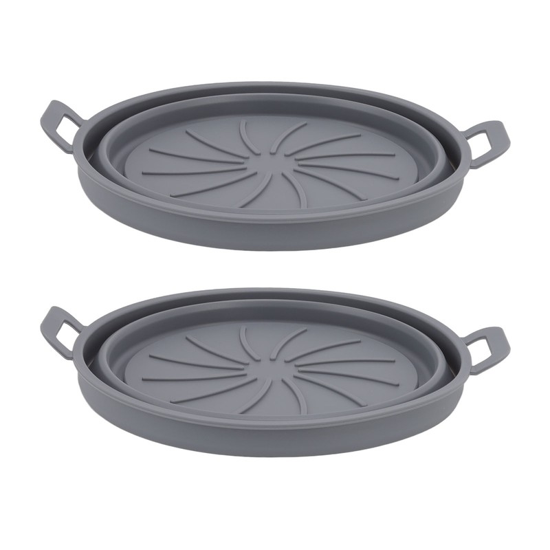 2 PCS Fryer Silicone Basket Nonstick Silicone Liners Fryer Pot