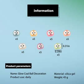 35 Pcs Fairy Garden Accessories Luminous Garden Gnome Mushroom Garden Decor Tree Spirit Garden Statue Figurine Glow in Dark Outdoor Lawn Decor for Patio Yard Porch Micro Landscape