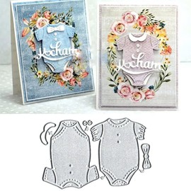 Baby Clothes Dies Metal Die Cuts, Baby Clothes Metal Cutting Dies Cut Stencils for DIY Scrapbooking Cards Photo Album Decorative Embossing Paper Dies for Scrapbooking Card Making