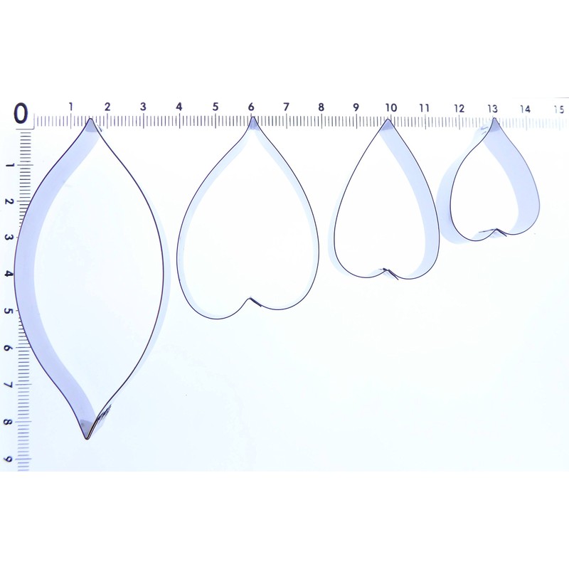 Valley Cutter Company Clematis Petal and Leaves Set - Stainless