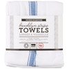 Now Designs Teatowel Set of Four, Brooklyn Stripe Delft