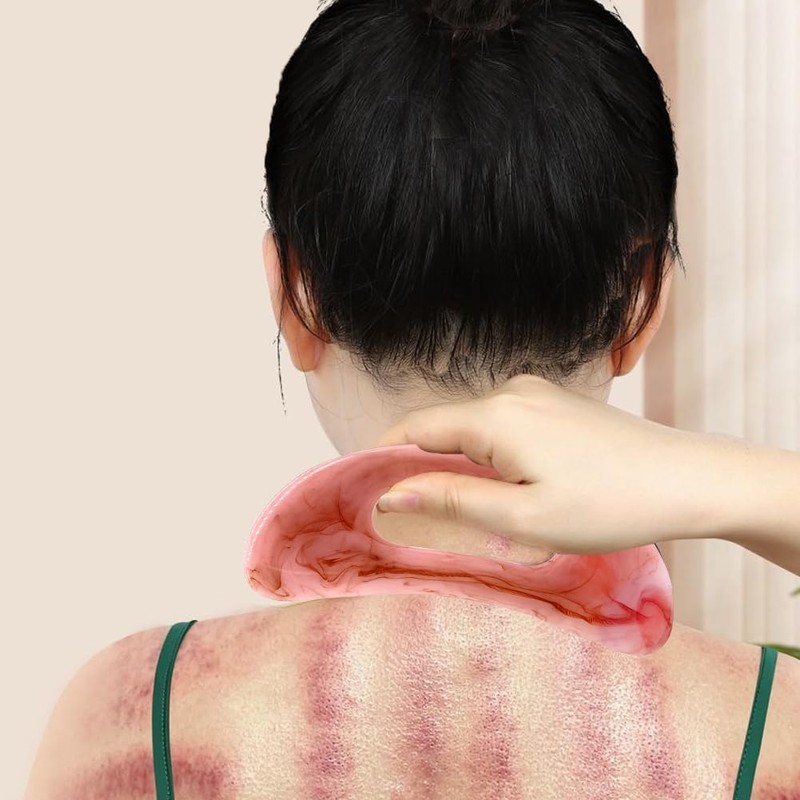 Gua Sha Set, 2pcs Large Gua Sha Massager with Handle