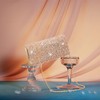 Larcenciel Rose Gold Clutch Bag, Sparkling rhinestones, Contemporary
