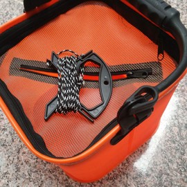 Toasis Cubo de cebo de pesca viva (naranja)