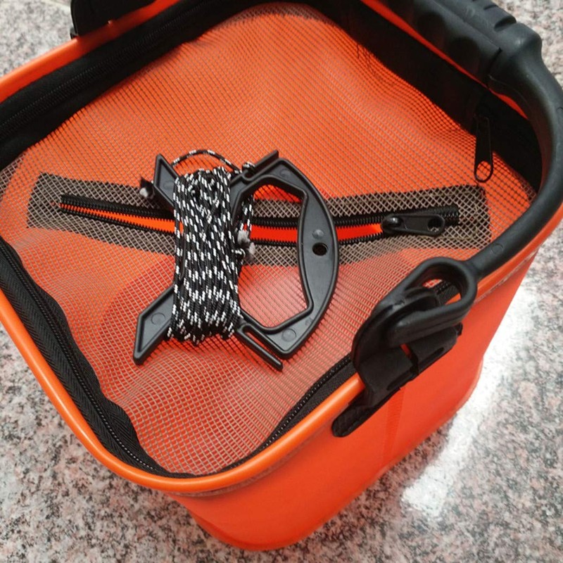 Toasis Cubo de cebo de pesca viva (naranja)