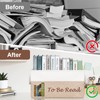 Dawutian TBR Book Organizers and Storage Basket ,Collapsible Storage Basket