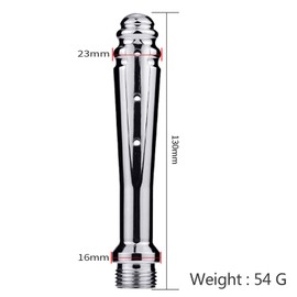 Metal Shower for Enemator and Vaginal Rinse, Enemator Cleaning Shower for Men and Women, Hand Shower, Bidet for Pregnant Women, 59 Inch Shower Hose (Large)