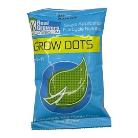 Grow Dots Plant Food, Single-Application, Programmed-Release Plant Nutrient Fertilizer (75g)