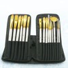 15pcs Paint Brush Set Acrylic Detailed Oil Painting Brushes with