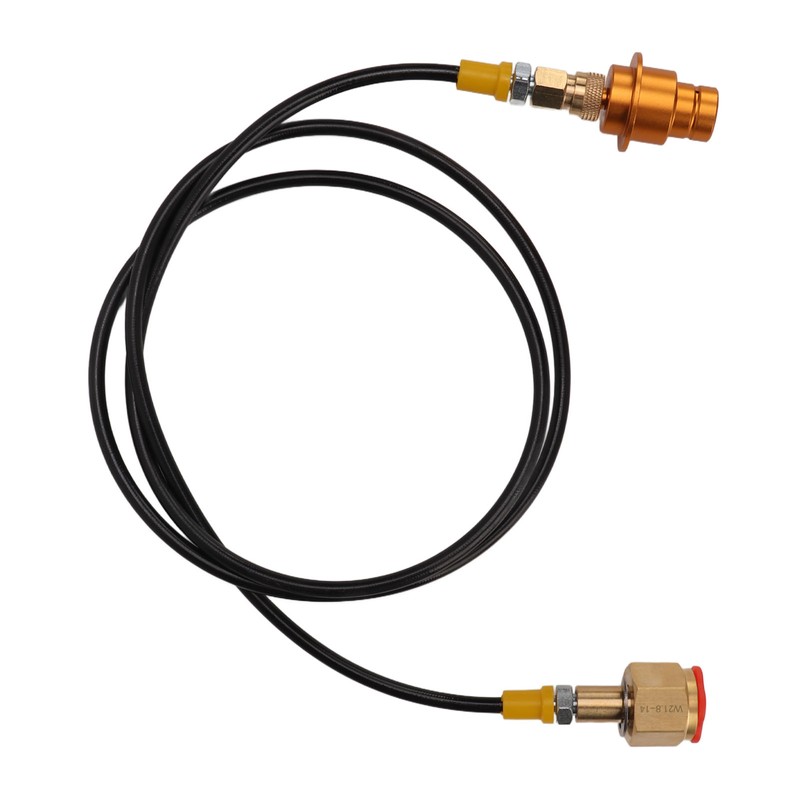 CO2 Tank Adapter Hose 60 Inch Brass ABS Soda Machine