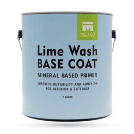 Meoded Paint & Plaster | Lime Wash Base Coat | Mineral Based Primer (Gallon)