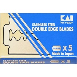 5 Kai stainless steel razor blades (1 Pack)