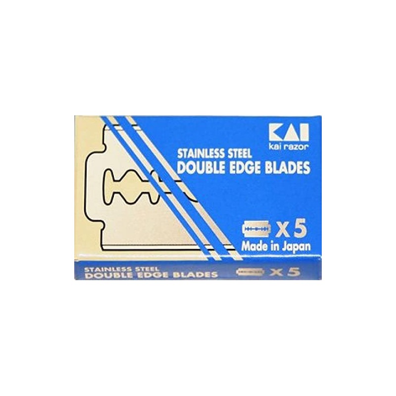 5 Kai stainless steel razor blades (1 Pack)
