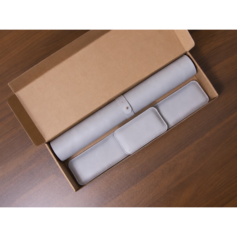 Waterproof PU Leather Desk Mat Set for Office & Gaming