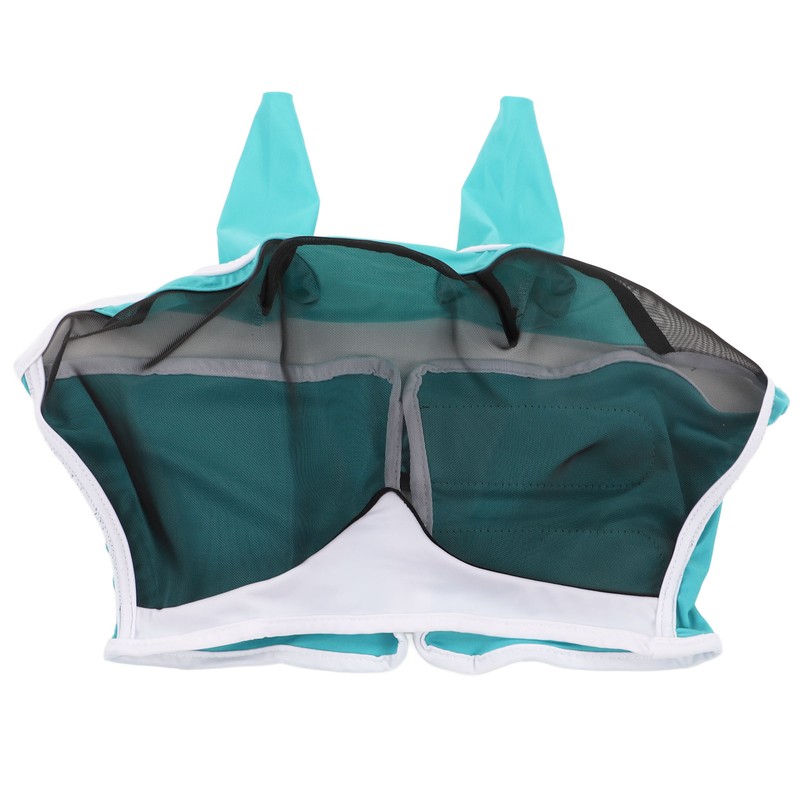 Mesh Horse Fly Mask Elastic UV Protection Detachable Breathable Horse