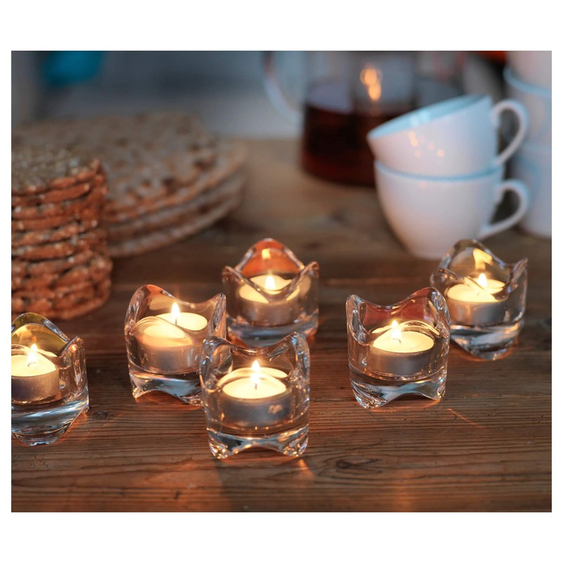 Ikea Glimma Unscented Tealights, White, 100 Count 500.979.95